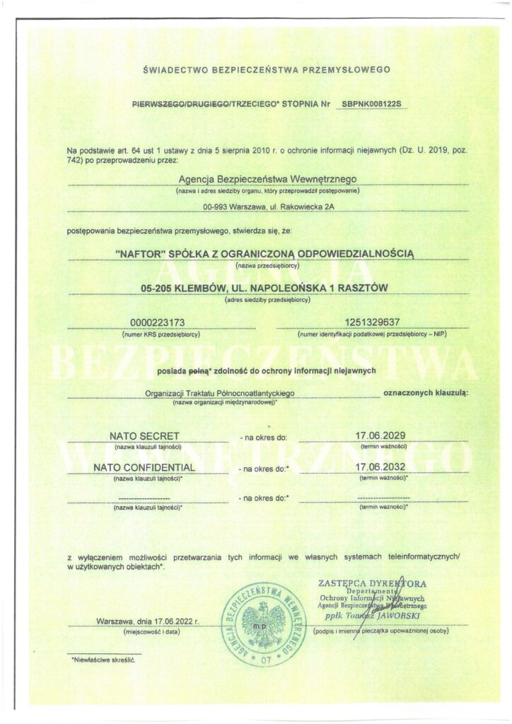 Innowacyjne systemy bezpieczeństwa, ochrona fizyczna, zabezpieczenia techniczne obiektów, szkolenia.